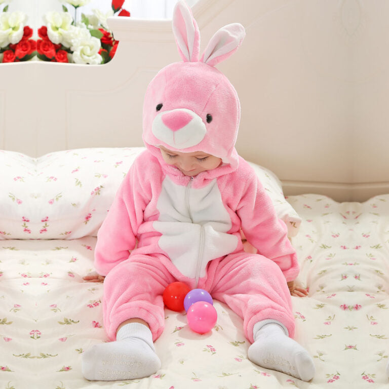 Bunny Plush Baby Jumpsuit