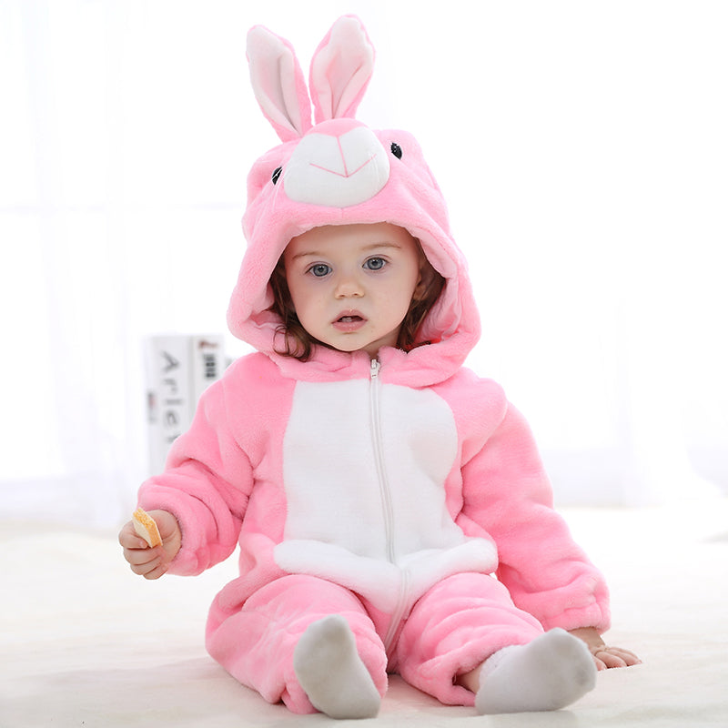 Bunny Plush Baby Jumpsuit