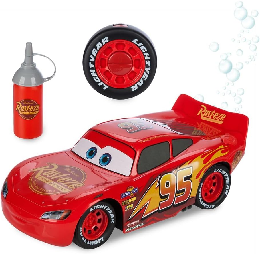 Lightning McQueen Bubble-Blowing Remote Control Car - 2.4GHZ RC Car