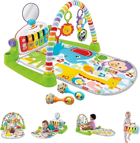 Baby Playmat Kick & Play Piano Gym with Musical and Sensory Toys