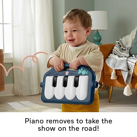 Baby Playmat Kick & Play Piano Gym with Musical and Sensory Toys