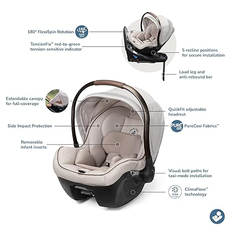 180 Rotating Infant Car Seat