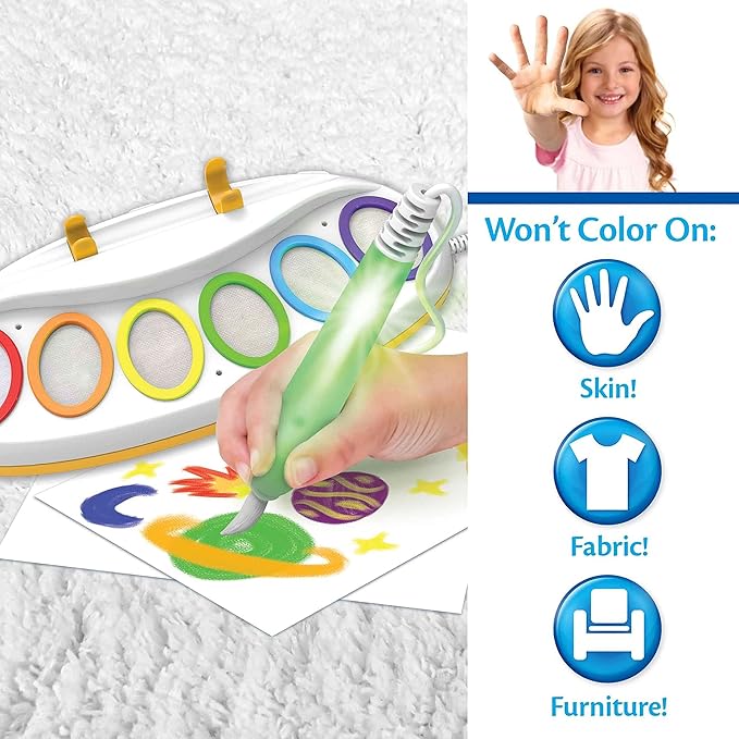 Mess free colouring Magic light brush