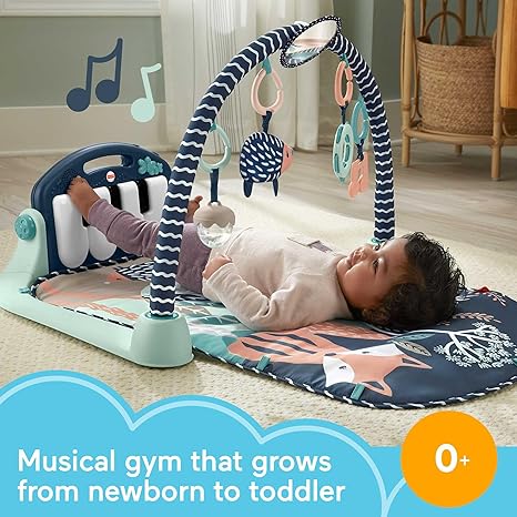 Baby Playmat Kick & Play Piano Gym with Musical and Sensory Toys