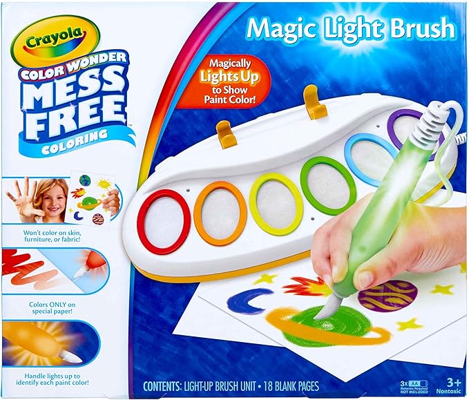 Mess free colouring Magic light brush