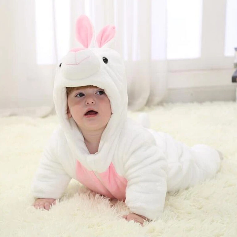 Rabbit Plush Baby Jumpsuit