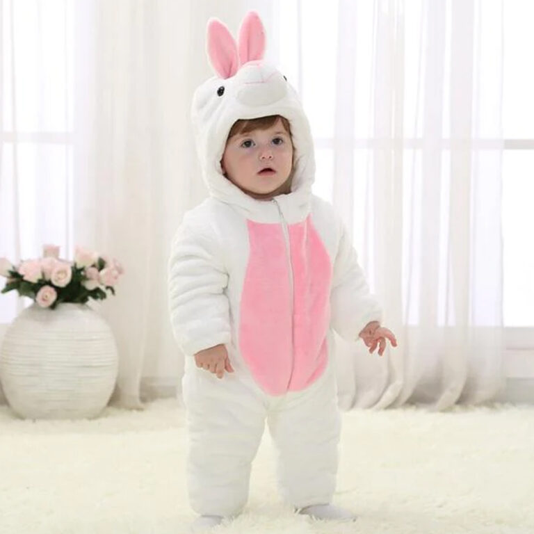 Rabbit Plush Baby Jumpsuit