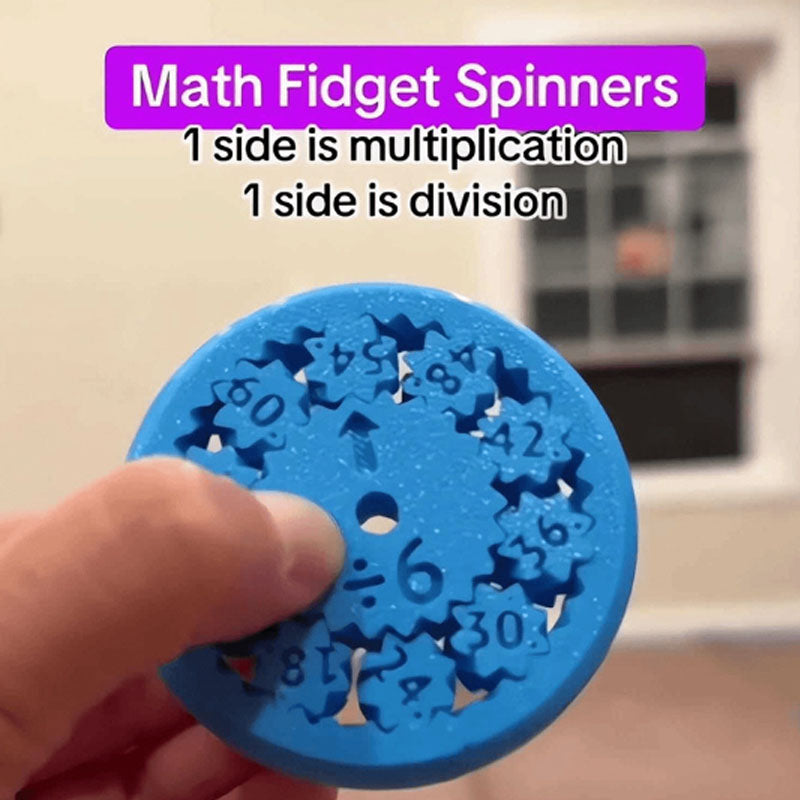 Math Fidget Spinners